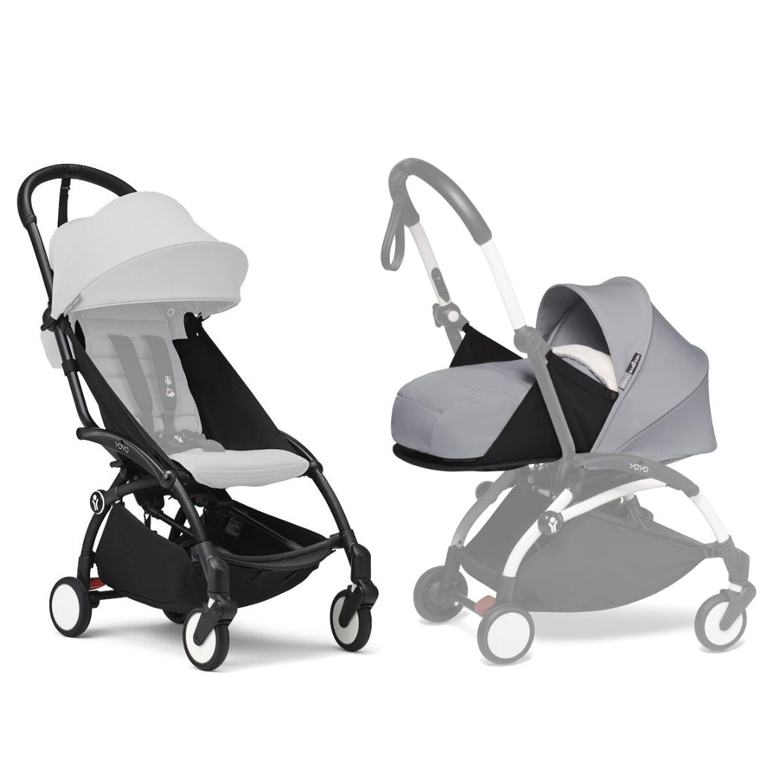 Stokke YOYO3 Stroller Frame with Babyzen YOYO Newborn Pack
